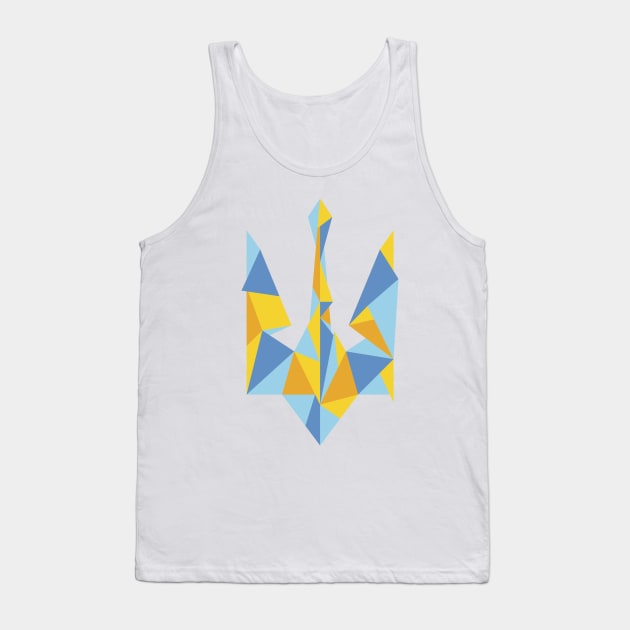 Ukraine Geometry Trident Tank Top by Sitchko